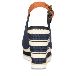 Sandales Corde MARINE Femme Boucle