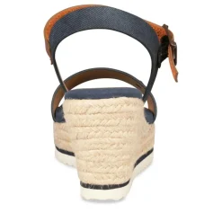 Sandales Corde MARINE Femme Boucle