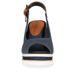 Sandales Corde MARINE Femme Boucle