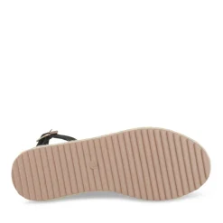 Sandales Corde NOIR Femme Boucle