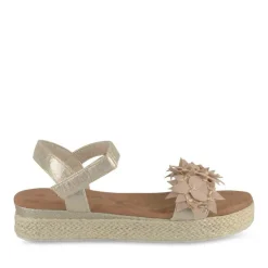 Sandales Corde OR Fille Motif Uni Scratch