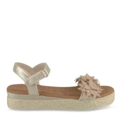 Sandales Corde OR Fille Motif Uni Scratch