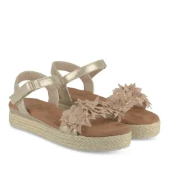 Sandales Corde OR Fille Motif Uni Scratch