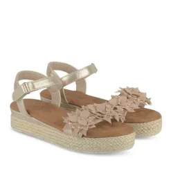 Sandales Corde OR Fille Motif Uni Scratch