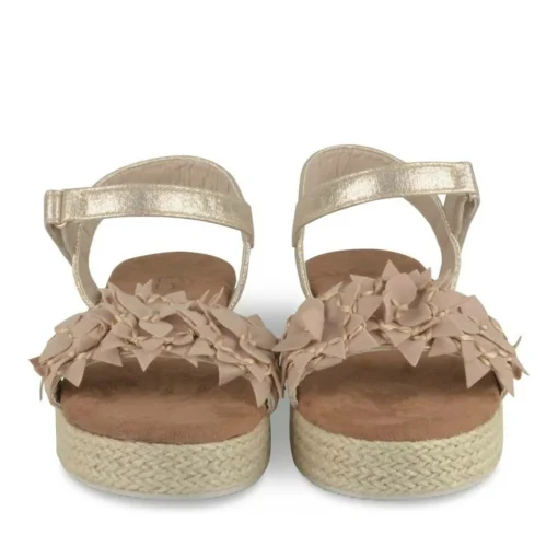 Sandales Corde OR Fille Motif Uni Scratch