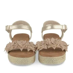 Sandales Corde OR Fille Motif Uni Scratch