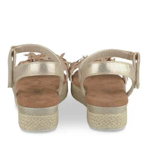 Sandales Corde OR Fille Motif Uni Scratch