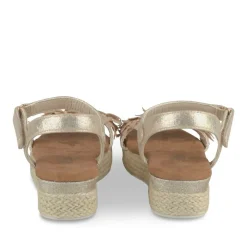 Sandales Corde OR Fille Motif Uni Scratch