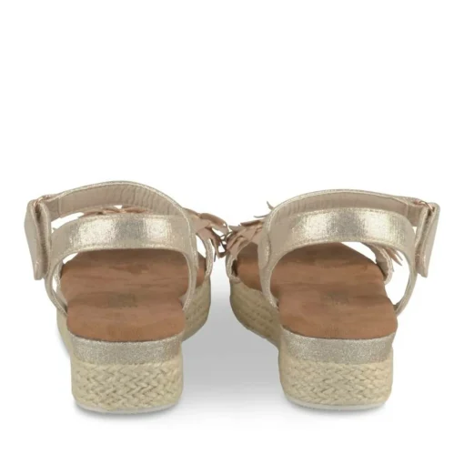 Sandales Corde OR Fille Motif Uni Scratch