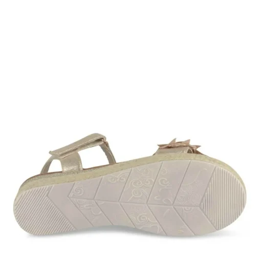 Sandales Corde OR Fille Motif Uni Scratch