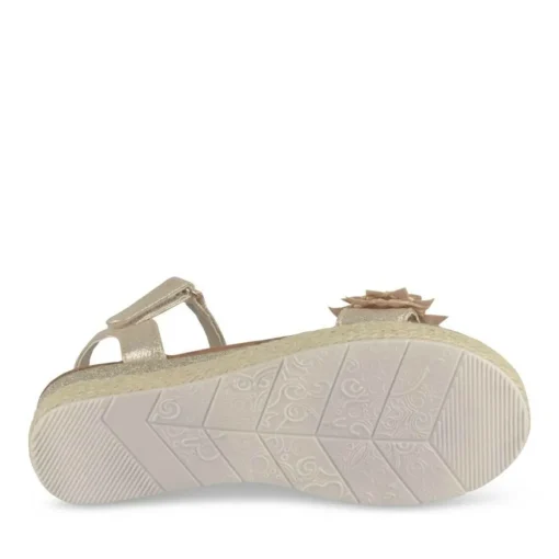 Sandales Corde OR Fille Motif Uni Scratch