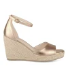 Sandales Corde ROSE Femme Motif Uni Boucle