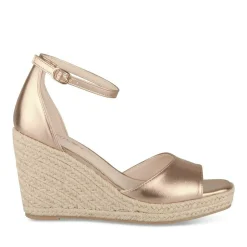 Sandales Corde ROSE Femme Motif Uni Boucle