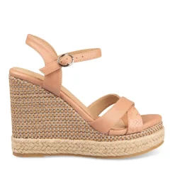 Sandales Corde ROSE Femme Boucle