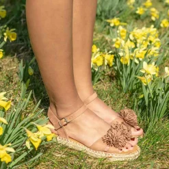Sandales Corde ROSE Femme Boucle
