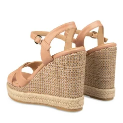Sandales Corde ROSE Femme Boucle