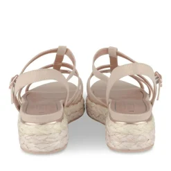 Sandales Corde ROSE Femme Motif Uni Boucle
