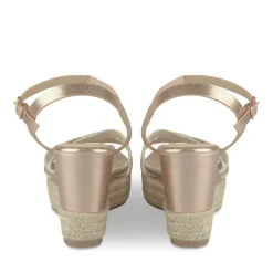 Sandales Corde ROSE Femme Motif Uni Boucle