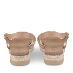 Sandales Corde ROSE Femme Motif Paillettes Boucle