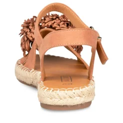 Sandales Corde ROSE Femme Boucle
