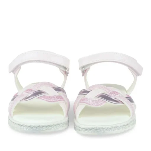 Sandales Corde ROSE Fille Motif Uni Scratch