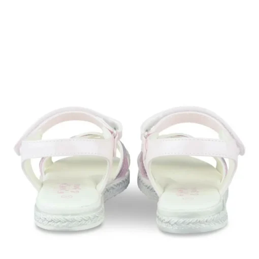 Sandales Corde ROSE Fille Motif Uni Scratch