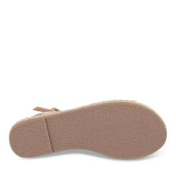 Sandales Corde ROSE Fille Motif Uni Boucle