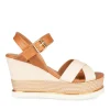 Sandales Corde ROSE PALE Femme Boucle