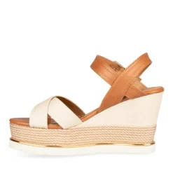 Sandales Corde ROSE PALE Femme Boucle