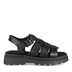 Sandales Dad Sandales NOIR Femme Motif Uni Boucle