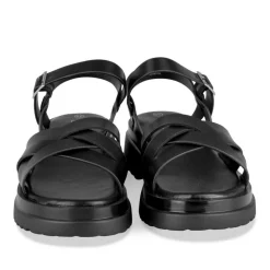 Sandales Dad Sandales NOIR Femme Motif Uni Boucle