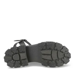 Sandales Dad Sandales NOIR Femme Motif Chaîne Boucle