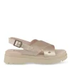 Sandales Dad Sandales OR Femme Motif Uni Boucle