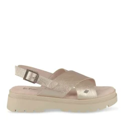 Sandales Dad Sandales OR Femme Motif Uni Boucle