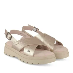 Sandales Dad Sandales OR Femme Motif Uni Boucle