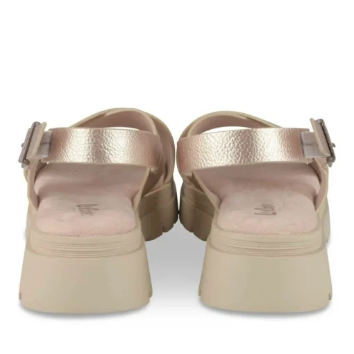 Sandales Dad Sandales OR Femme Motif Uni Boucle