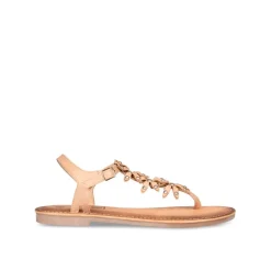 Sandales Entredoigt BEIGE Femme Boucle
