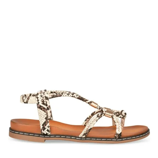 Sandales Entredoigt BEIGE Femme Elastique