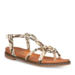 Sandales Entredoigt BEIGE Femme Elastique
