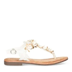 Sandales Entredoigt BLANC Femme