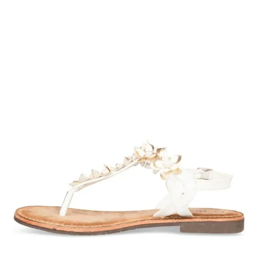 Sandales Entredoigt BLANC Femme