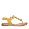 Sandales Entredoigt JAUNE Femme