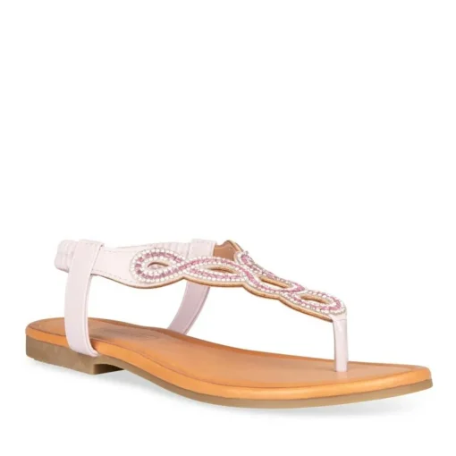 Sandales Entredoigt LILAS Femme Elastique
