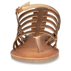 Sandales Entredoigt METALLISE Femme Motif Uni Boucle