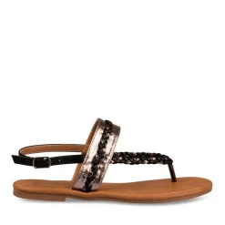 Sandales Entredoigt NOIR Femme