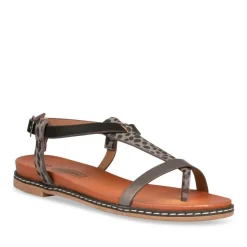 Sandales Entredoigt NOIR Femme Boucle