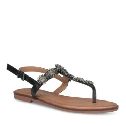 Sandales Entredoigt NOIR Femme Boucle