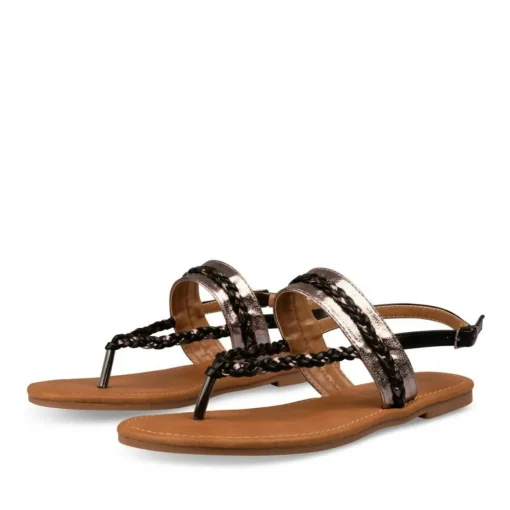 Sandales Entredoigt NOIR Femme