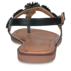 Sandales Entredoigt NOIR Femme Boucle