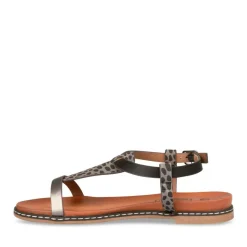 Sandales Entredoigt NOIR Femme Boucle